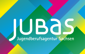  Logo »JubaS« – Jugendberufsagentur Sachsen